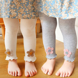 Childrens Leggings Leggings Girl Child Baby Legging Trousers Spring and Autumn Thin Models Girl Long Pants Kids Girl Pants小童打底裤