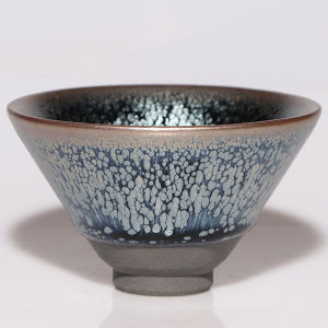 JZ203 Great Yuteki Tenmoku Tea Cup Recreate Ancient Song Dynastys Technology Ceramic Tea Bowl/JIANZHAN