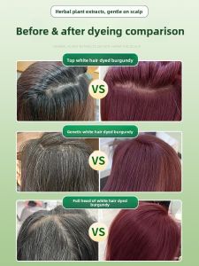 QIAOCHONG | Plant-based Hair Dye for Gray Hair Coverage