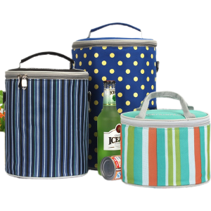 Thickened round Lunch Box Bag Portable Bento Box Insulated Bucket Cover Large Size Bowl Holder Pot Lifter Outdoor Picnic Bag