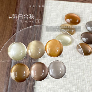 Malortt Autumn Winter Amber Silk Matte Cats Eye Nail Gel Shiny Smooth Colorful Nail Polish for Beauty Tools And Accessories