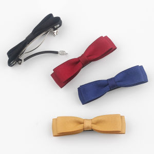 Adult Minimalist Fabric Small Size Bows Spring Clip Easiest for Match Forehead Head Clip Bang Clip Girls Hairpin