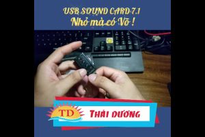 Card Âm Thanh USB Sound Card 7.1 rời cho PC laptop ô tô gắn ngoài windows đầu cắm 3.5mm tai nghe mic cho máy tính xe hơi usb chuyển đổi âm thanh