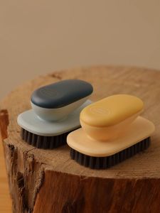 Scandinavian Contrast Color Clothes Cleaning Brush For Home Soft Fur Washing Brush Shoes for Underwear Multifunctional Cleaning Brush Plate