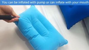 HEYMAN Camping Inflatable Air Pillow Mini Sleeping Cushion Travel Hiking Portable Nap Pillow Beach Car Plane Bantal Angin