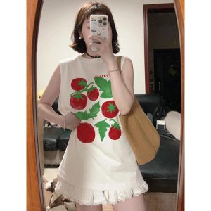 SHUQINGLAI | Sleeveless Cotton Racerback T-Shirt