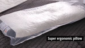 Deep Sleep Cervical Spine Pillow Soybean Fiber Massage Pillow Core Soft Bedroom Sleep Pillow Home Health Knitting48x74cm