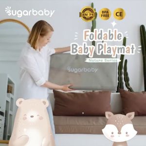 Sugar Baby Foldable Baby Playmat Nature Karpet Lipat Matras Bayi Sugarbaby Perlak Bayi