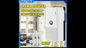 1100Sqft Battery Aroma Diffuser Room Fragrance Air Freshener Home AIR Flavoring for Small Spaces