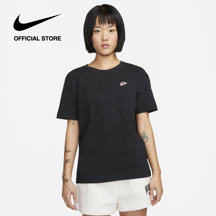 Nike Womens Sportswear T-Shirt Black [DZ4686-010] Lazada