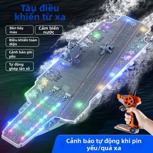 YILIXING | Mô Hình Tàu sân Bay Quân Sự Điều Khiển Từ Xa Có Thể Đi Trên Nước