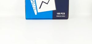Bindermax Sheet Protector 11-Hole Pocket A4 Short 100 PCS clear sheet transparent refill clearheet
