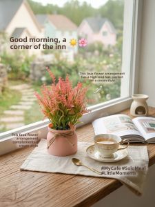 Decorative Artificial Flower Potted Plant Multiple Colors