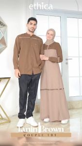 COUPLE 191 TANIN BROWN ETHICA GAMIS DEWASA AYUMI 530 TANIN BROWN KOKO KAHFI 332 TANIN BROWN SARIMBIT ETHICA 2025 SARIMBIT LEBARAN 2025