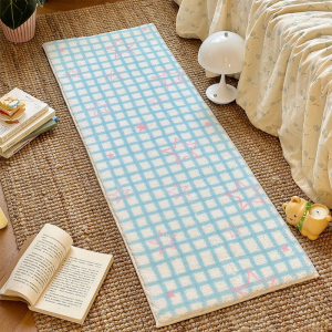VIKAMA Macarone Thảm Lông Mềm Mại Chống Trượt Cho Phòng Bé Gái Phòng Ngủ Cạnh Giường Ngủ Phòng Tắm Trang Trí Nhà Cửa Chống Trơn Trượt Chống Phai Màu 100% Polyester