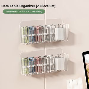 AOQILA | Cable Organizer Wall Mounted No Drill
