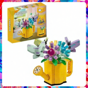 Lele Brother | Đồ Chơi Xây Dựng 3-trong-1 Bình Tưới Hoa Giáo Dục Sáng Tạo