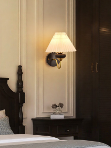 DGY | French Vintage Simplicity Mid-Century Solid Wood Wall Light