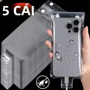 Túi Đựng Điện Thoại Chống Nước Trong Suốt Để Bơi Lội - Túi Bảo Vệ Điện Thoại Di Động Dưới Nước Cho iPhone Samsung Mi - 5/3/1 CÁI