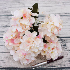 Artificial Flowers Hot sales Hydrangea Wedding Bridal Bouquet Festival Home Garden arch Festival Handmade Diy Gift Filler Decora