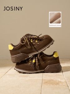 Josiny | Thick Sole Fleece-Lined Elevated Training Shoes