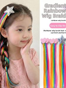 ENEN | Rainbow Gradient Long Hair Braids Wig