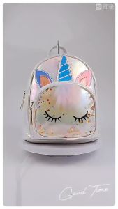 Unicorn Bag Pack for Kids Girl School Bag For Kids Girls Boys Big Tail Cat Sequins Cute Plush Childrens Backpack Cartoon Girls Fashion Childrens bag