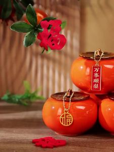 LANGMANXISHI | Vật Trang Trí Quả Hồng