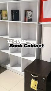 12 Cubes File Cabinet/Rak Buku/Bookcase/Filing Cabinet Bookshelf/Rak Buku Kayu