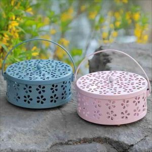 2026 Mosquito Coil Tray Holder Home Insect Repellent Anti-fire Sandalwood Incense Burner Box Anti-Mosquito Supplies