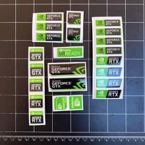 Stiker Laptop Nvidia