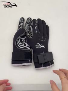 KEEP DIVING 3MM Genuine Neoprene Gloves Anti Scratch and Keep Warm for Scuba Diving Winter Swim Spearfishing Kayaking Surfing