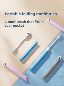 Compact Foldable Travel Toothbrush Soft Bristles ETRAVEL