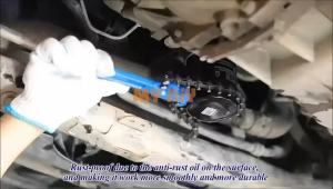 SALI 9" 12" 16" Oil Filter Opener Adjustable Chain Strap or Belt Strap Spanner Wrench Remover Tool