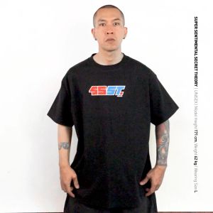 SSST-VM Heavyweight T-Shirt Hitam Lengan Pendek