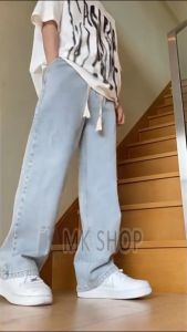 MKSHOP jeans men Harem Jeans baggy drawstring Jeans men Jeans loose men Casual 015