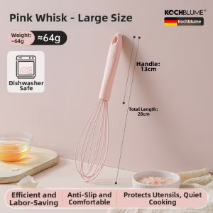 kochblume | Manual Mixing Silicone Whisk Home Baking Tool