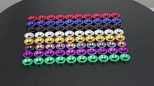 10set Car Modified Metal Fasteners Fender Washer Bumper Engine Concave Screws License Plate Bolts Practical Automotive Parts