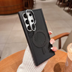 CHUBAN | Alloy Lens Bracket Heat Dissipation Magnetic Case For Samsung Galaxy S26 S25 S24 S23 Plus Ultra Armor Shock Proof Phone Cover