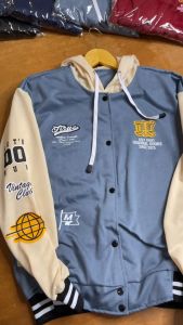 Jaket Varsity M-XXL FullPrint Hoodie Tebal Dewasa Pria Wanita Oversize  Baseball OOTD Daily Terbaru