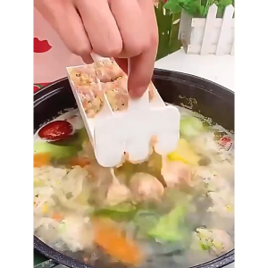 Máy làm bánh bao thịt viên và cá 3 trong 1 Dụng cụ nhà bếp ma thuật cho thịt viên chiên và thanh trượt tôm-NIEVE