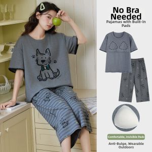 Baisina | Cotton Light Summer Wearable Loungewear with Pads