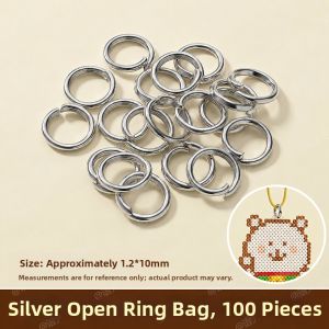 YUGUANG | DIY Accessories Opening Rings Silver Hoops Small Iron Rings Punching Tool