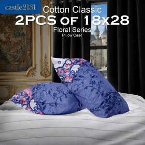 2PCS Pillowcase 18x28 Pillow Cover Punda ng Unan Soft Comfortable Bedding Pillow Case