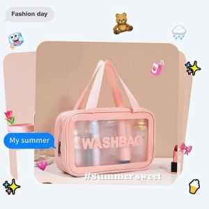 LiShops ใหม่ กระเป๋าอเนกประสงค์ สาวๆควรมี ใส่เครื่องสำอาง ใส่ของใช้ส่วนตัวได้หมด ทรงซิปกันน้ำระดับนึงใช้งานคุ้มแน่จัดเลยราคาดี