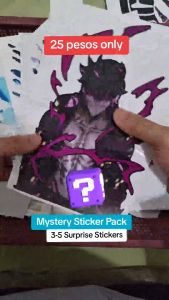 Jaydine Creative: MYSTERY Sticker Pack 3-5 Surprise stickers depends on size - Waterproof and Scratch proof stickers