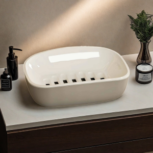 Luxurious Soap Dish Draining Bathroom Large Double Layer Soap Holder Laundry Soap Box Family Use Creative Style Fresh Trend