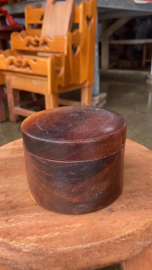 กระปุกไม้ กล่องไม้ใส่ของ พร้อมฝาปิด