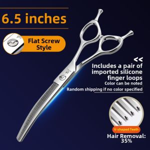 Fenice | Pet Curved Thinning Grooming Scissors