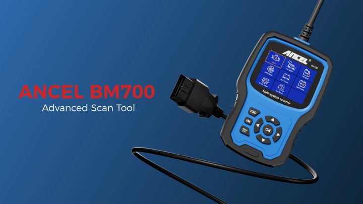 ANCEL BM700 BMW Diagnostic Scanner – All System Code Reader With Battery Registration & Service Reset